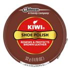 Kiwi Paste Shoe Polish, Brown, 1.125oz,