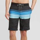 Men's 10 Transponder Swim Board Trunks - Goodfellow & Co Gray Ink