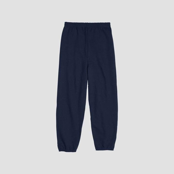 Hanes Kids' Eco Smart Fleece Non-pocket Sweatpants - Navy