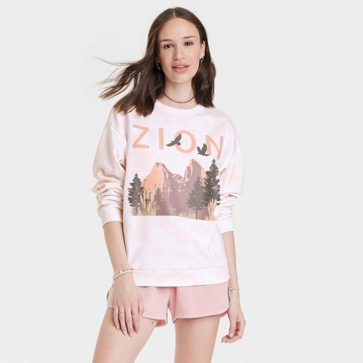 Iml Women's Zion Graphic Sweatshirt - Orange Tie-dye