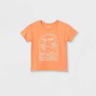 Toddler Boys' Palm Trees Short Sleeve T-shirt - Art Class Orange