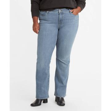 Levi's Women's Plus Size Mid-rise Classic Bootcut Jeans - Ideal Clean Slate 20, Ideal Clean Grey