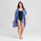 Women's Kimono Jacket - Merona Blue