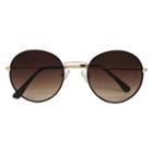 Target Women's Round Sunglasses - Brown/gold
