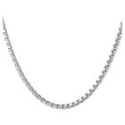 Men's West Coast Jewelry Stainless Steel Box Chain Necklace, Size: