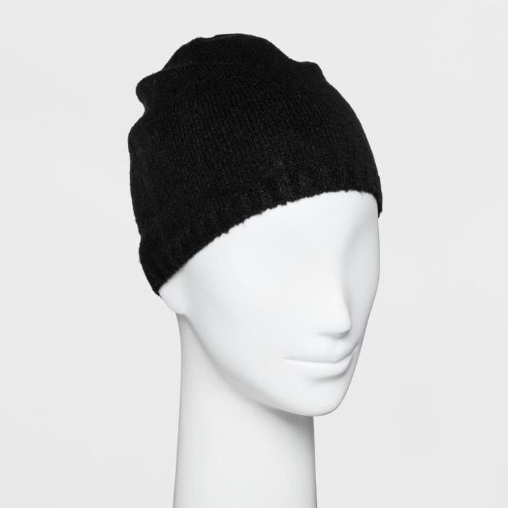 Women's Single Layer Beanie - Wild Fable Black