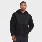 All In Motion Men's Sherpa Fleece Full Zip Sweatshirt - All In