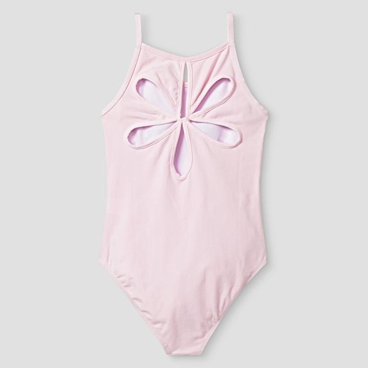 Girls' Danshuz Leotard - Pink L,