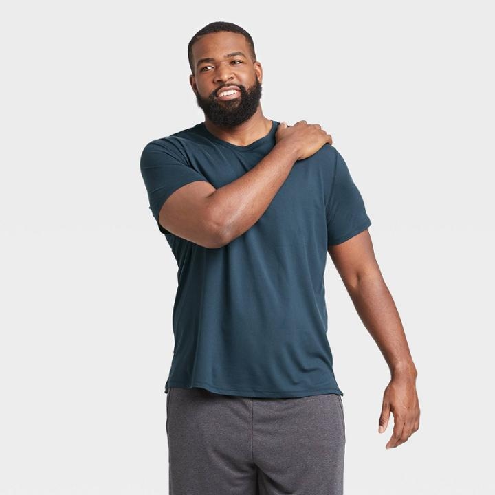 Men's Short Sleeve Performance T-shirt - All In Motion Navy