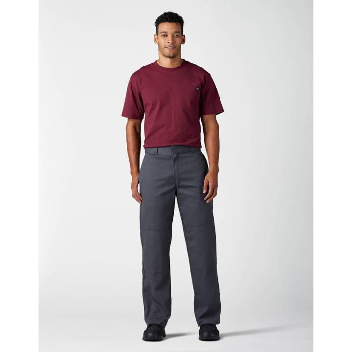 Dickies Men's Flex Loose Fit Double Knee Work Pants - Gray