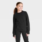 Girls' Ponte Crew Sweatshirt - All In Motion Black