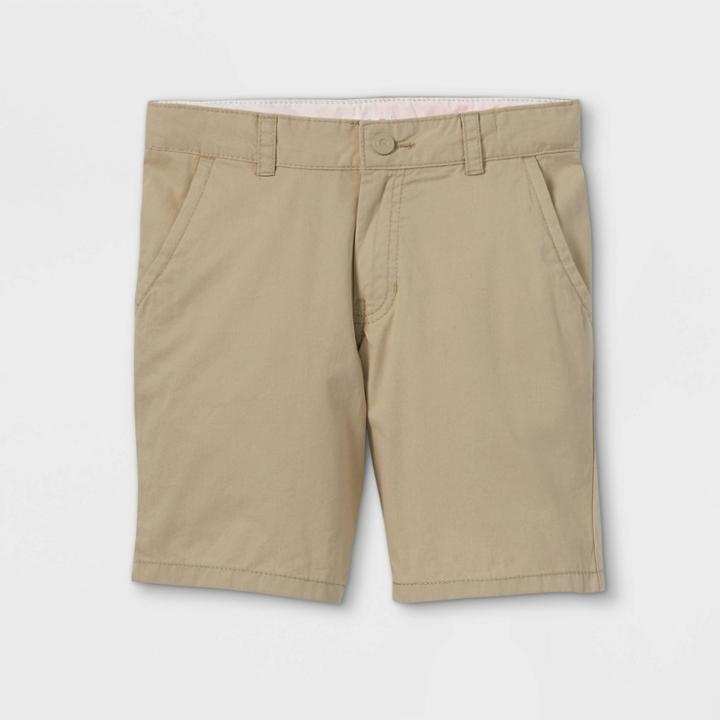Plusboys' Flat Front Chino Shorts - Cat & Jack Beige