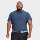 Men's Big & Tall Stretch Woven Polo Shirt - All In Motion Navy
