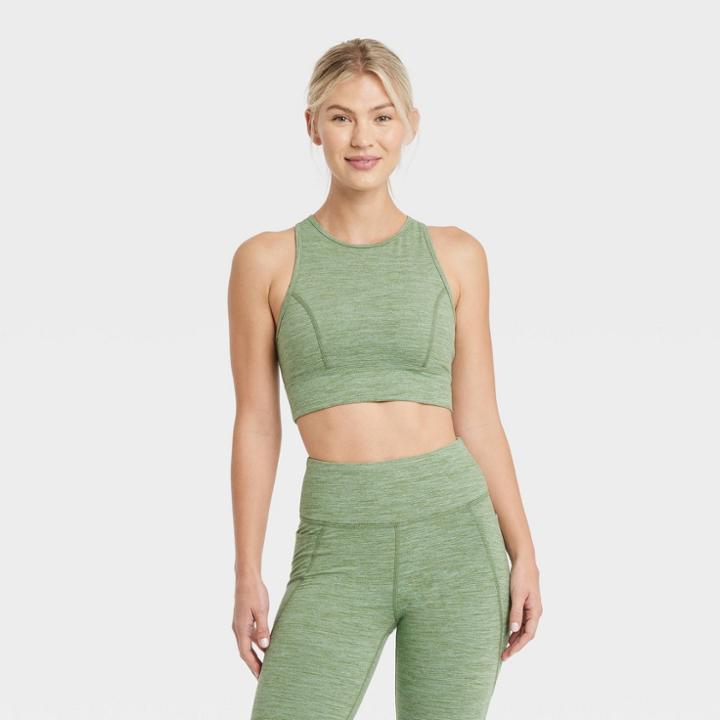Women's Cozy Spacedye Longline Bra - Joylab