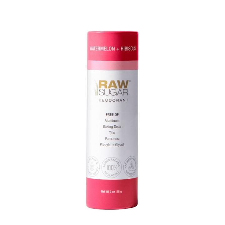 Raw Sugar Watermelon + Hibiscus Aluminum Free Deodorant