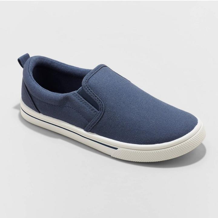 Kids' Blaine Slip-on Sneakers - Cat & Jack Navy