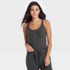 Women's U-neck Sweater Tank - Universal Thread Charcoal Gray