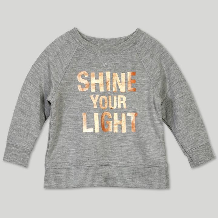 Afton Street Baby Girls' Sweatshirt - Gray