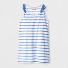 Girls' Stripe Knit Tie Tank Top - Cat & Jack Blue