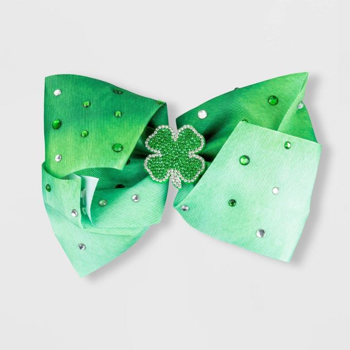 Girls' Jojo Siwa St Patrick's Day Bow Hair Clip - Green