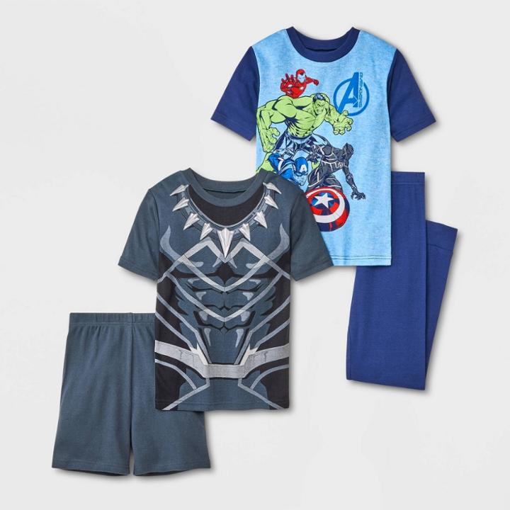 Boys' Marvel Avengers 4pc Pajama