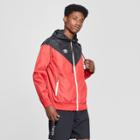 Umbro Men's Chevron Colorblock Windbreaker - Red