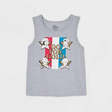 Women's The Golden Girls Go For Golden Girls Graphic Tank Top - Gray
