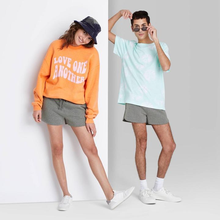High-rise Dolphin Shorts - Wild Fable Gray