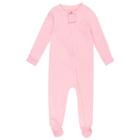 Honest Baby Solid Snug Fit Footed Pajama - Pink