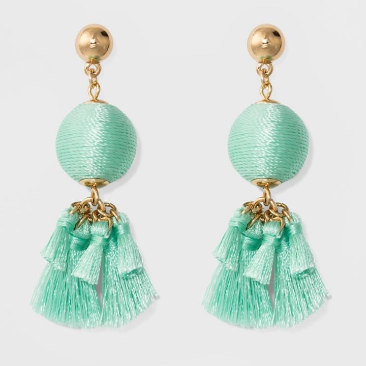 Sugarfix By Baublebar Ball Drop Earrings With Tassels -