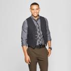 Men's Tailored Suit Vest - Goodfellow & Co Deep Charcoal