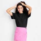 Women's Short Sleeve Everyday Bodysuit - Future Collective With Gabriella Karefa-johnson Black Xxs