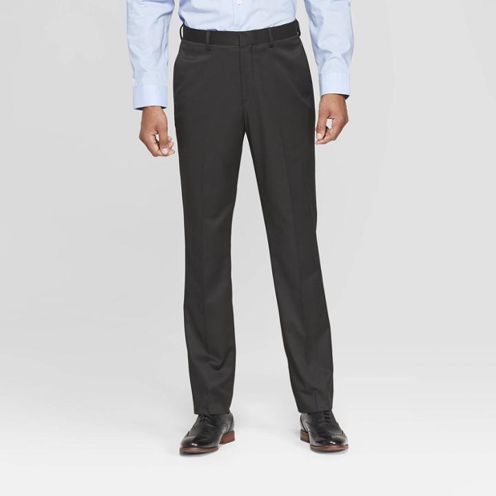 Men's 30 Slim Fit Suit Pants - Goodfellow & Co Black