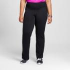 Women's Plus Size Everyday Mid-rise Curvy Fit Pants 31.5 - C9 Champion Black