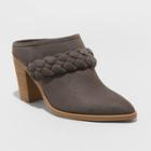 Women's Avis Heels - Universal Thread Charcoal Gray