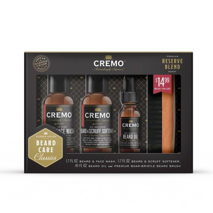 Cremo Reserve Blend Beard Grooming Giftset
