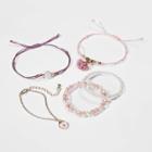 Girls' 5pk Tassel Bracelet Set - Cat & Jack , Women's, Pink