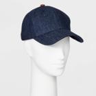 Women's Cotton Baseball Hat - Universal Thread Blue,