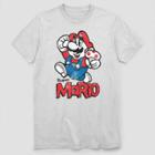 Men's Super Mario Short Sleeve Graphic T-shirt - White