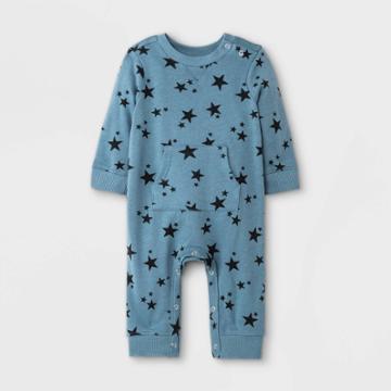 Grayson Mini Baby Star Romper - Blue