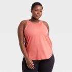 Women's Plus Size Racerback Essential Tank Top - All In Motion Rose