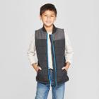 Boys' Faux Fur Jacket - Cat & Jack Black