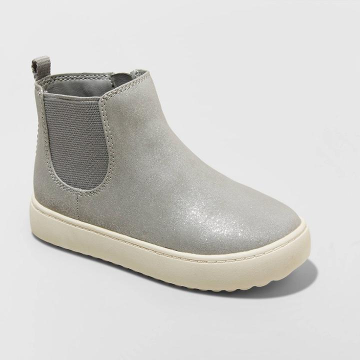 Toddler Girls' Afi Sneakers - Cat & Jack Gray