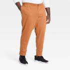 Men's Big & Tall Cotton Fleece Joggers - All In Motion Copper
