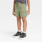 Boys' Quick Dry 'above The Knee' Relaxed Pull-on Cargo Shorts - Cat & Jack Green