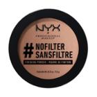 Nyx Professional Makeup #nofilter Finishing Powder Mahogany - 0.33oz,
