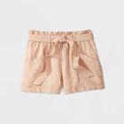 Women's Mid-rise Tie Waist Linen Shorts - Universal Thread Tan