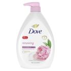 Dove Beauty Body Wash With Pump - Renewing Peony & Rose Oil