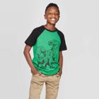 Petiteboys' Graphic Short Sleeve T-shirt - Cat & Jack Green M, Boy's,