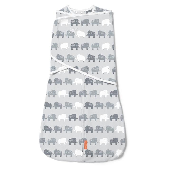 Swaddleme Arms Free Convertible Swaddle Wrap - Elephant In A Row